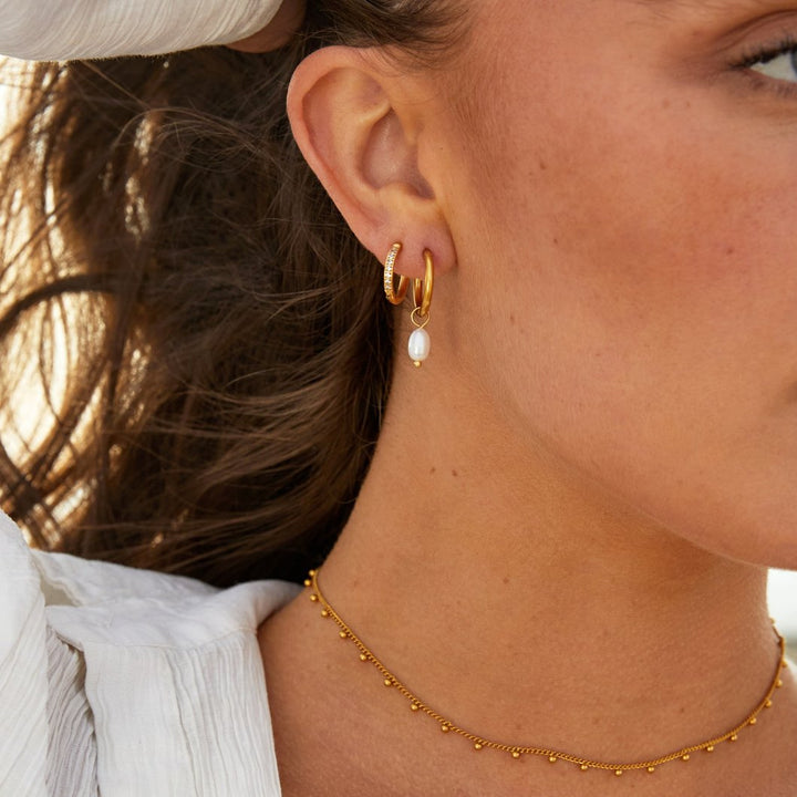 Esmeralda | Bella Freshwater Pearl Earrings