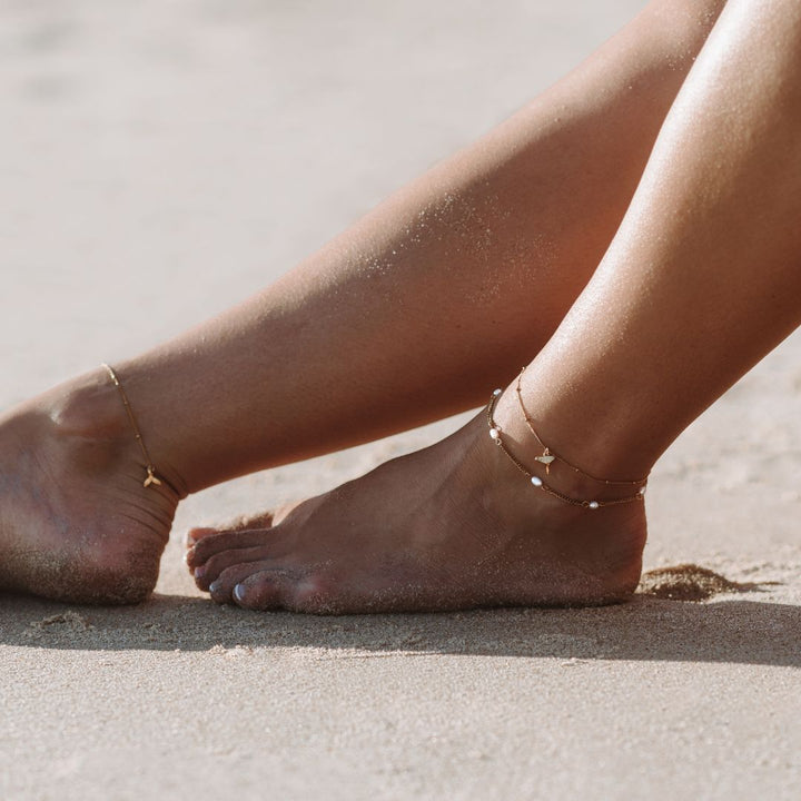 Estella | Freshwater Pearls Anklet
