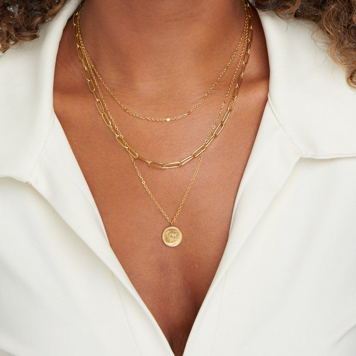 Astrid | Janie Coin Layered Necklace