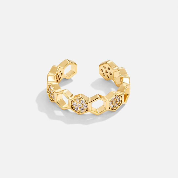 Adelyn | Bee - Gold & Crystal Ring