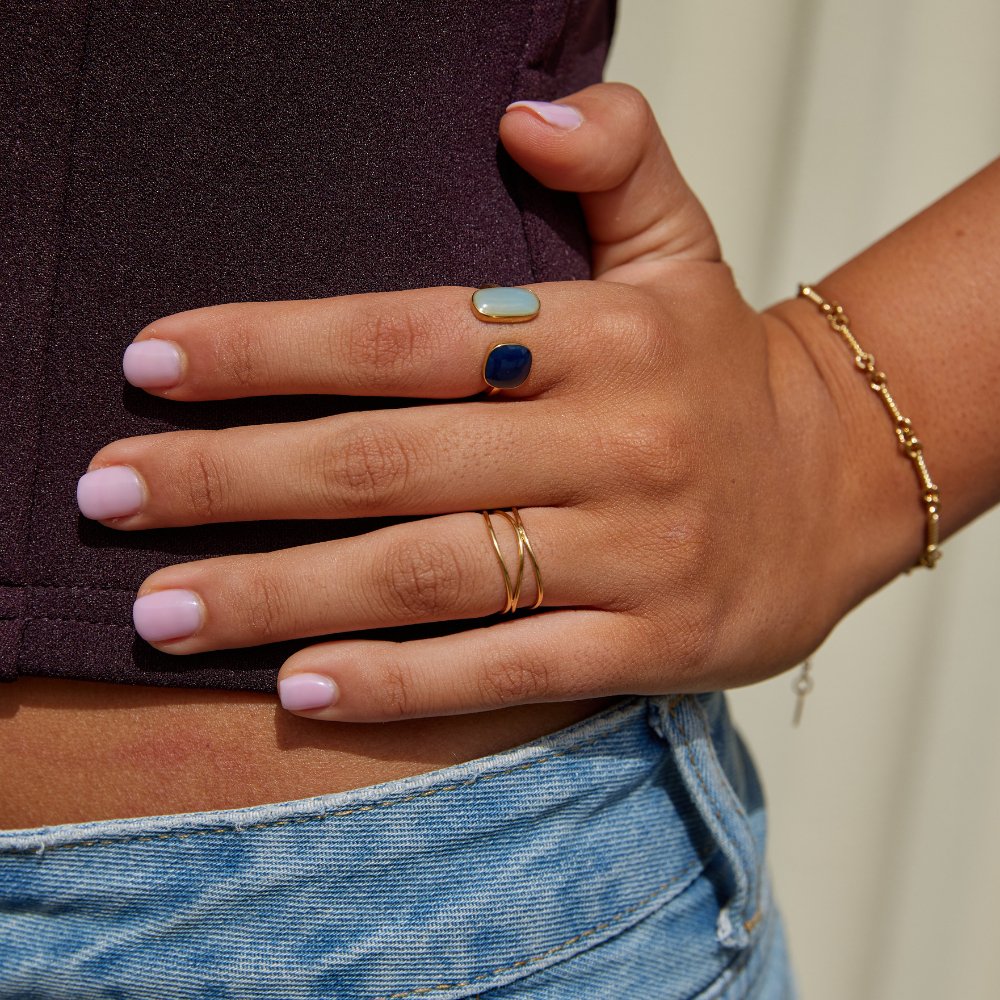 Emory | Gold Infinity Loop Ring