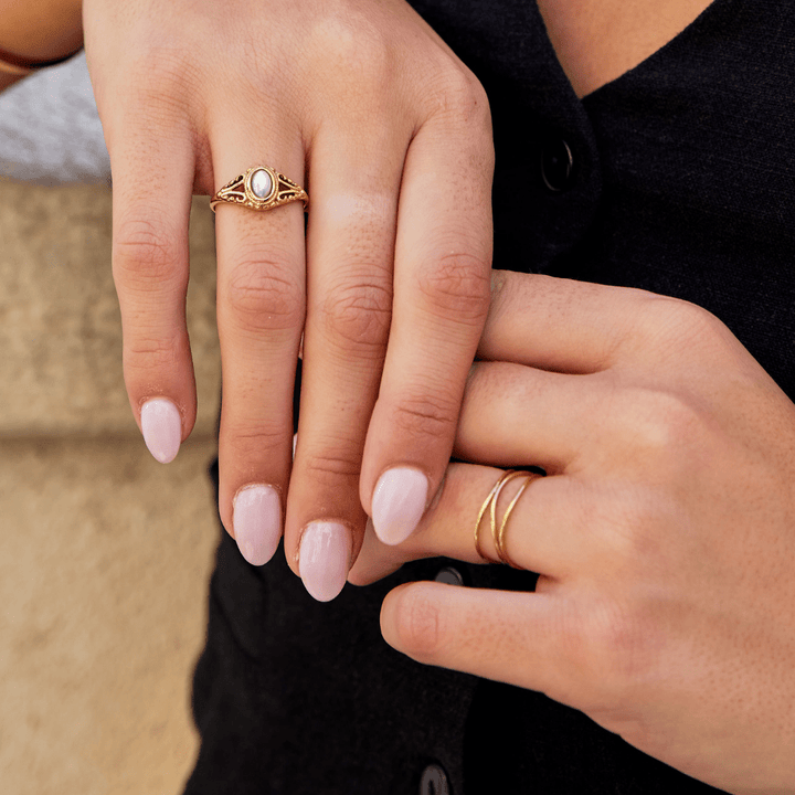 Emory | Gold Infinity Loop Ring