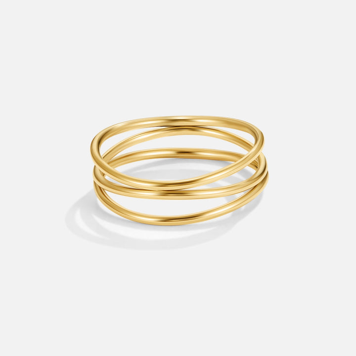 Emory | Gold Infinity Loop Ring