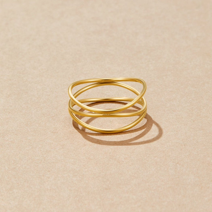 Emory | Gold Infinity Loop Ring