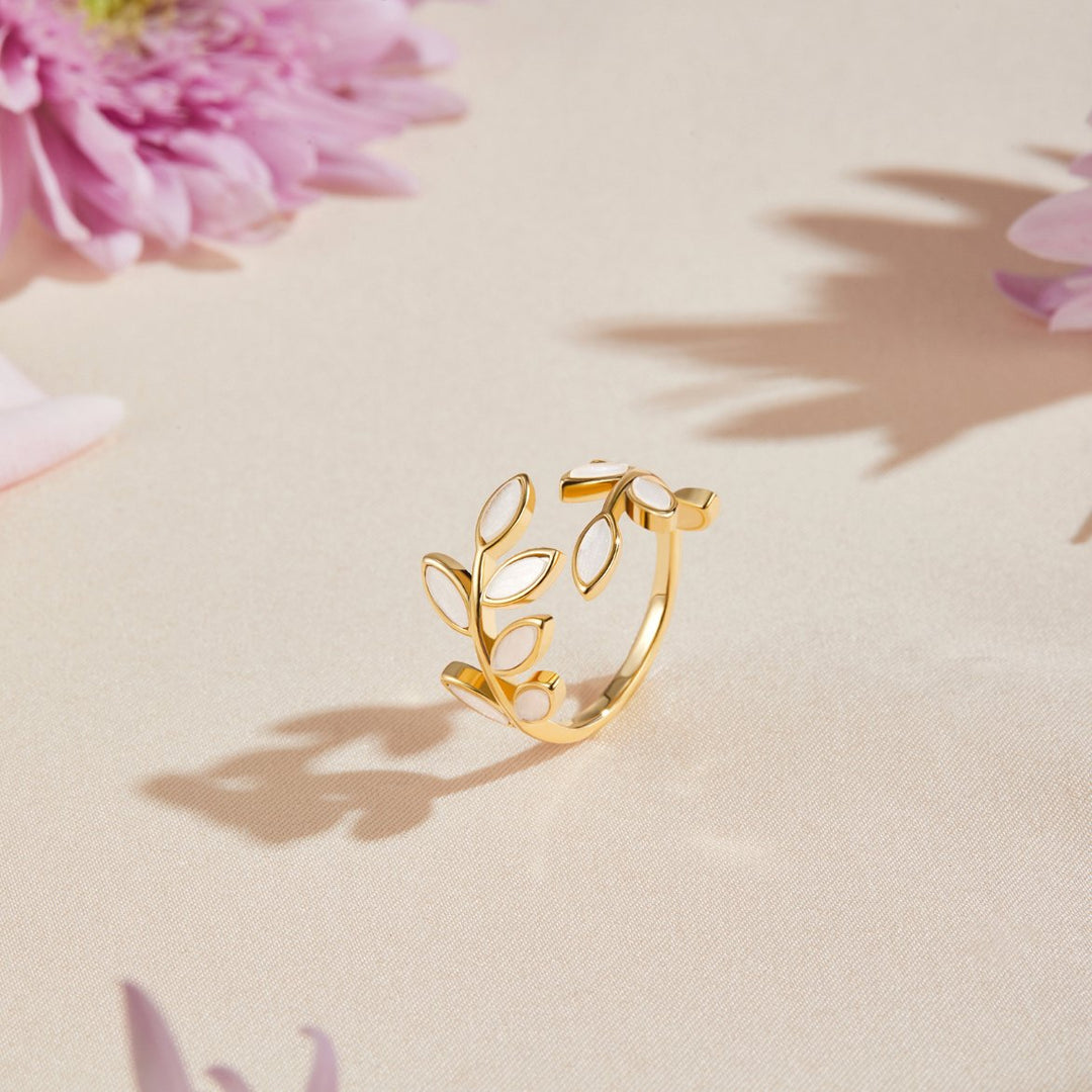 Ryleigh | Serene - Gold Leaf Ring