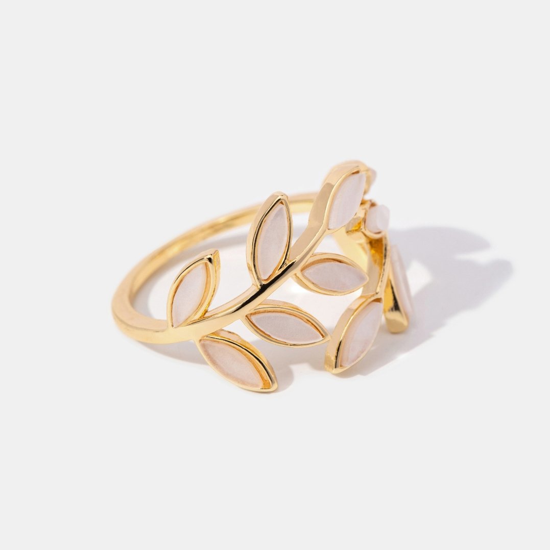Ryleigh | Serene - Gold Leaf Ring