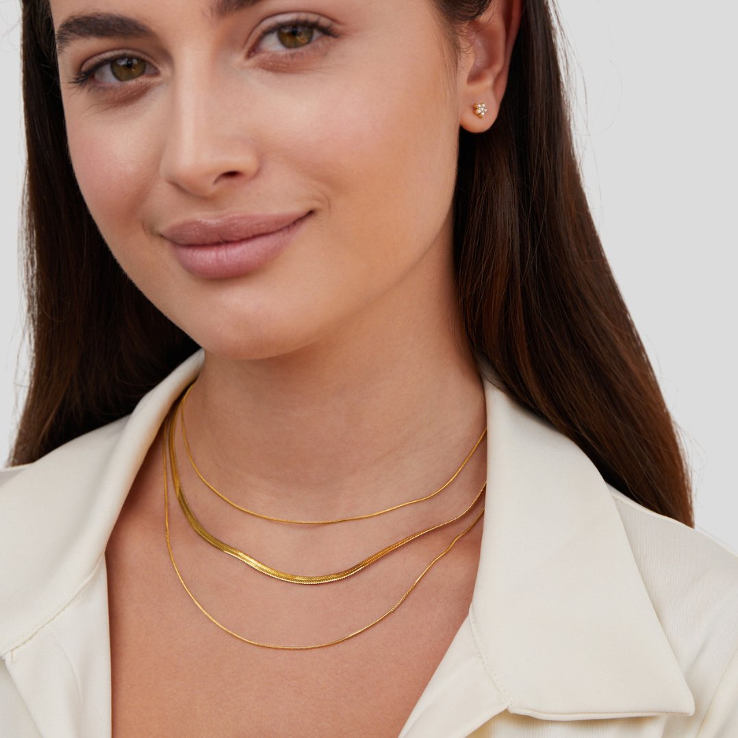 Veronica | Gold Multi-Layered Necklace