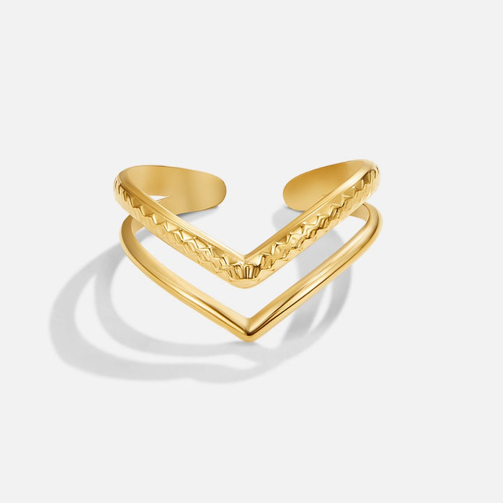 Rebecca | Harper Layered Wrap Ring