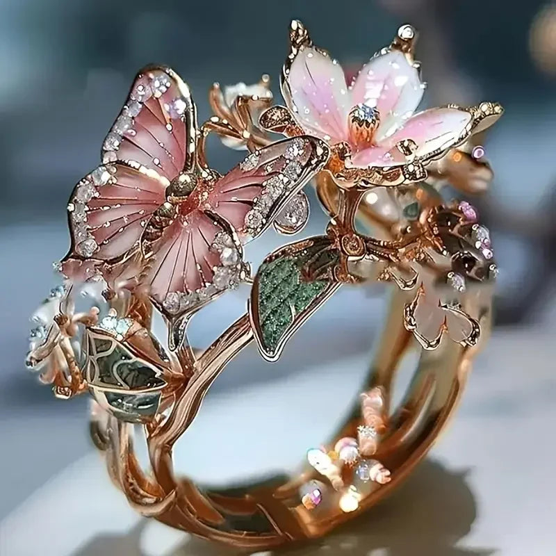 Noelle | Radiant Butterfly Zirconia Ring