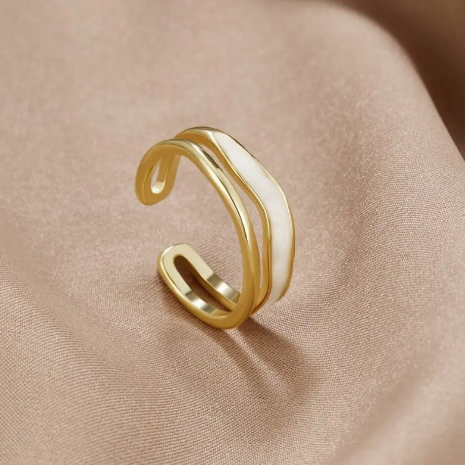 Rosemary | Hope - Layered Ring