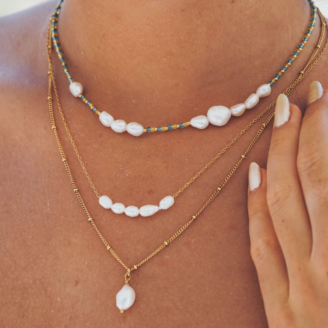 Kora | Dainty Freshwater Pearl Necklace