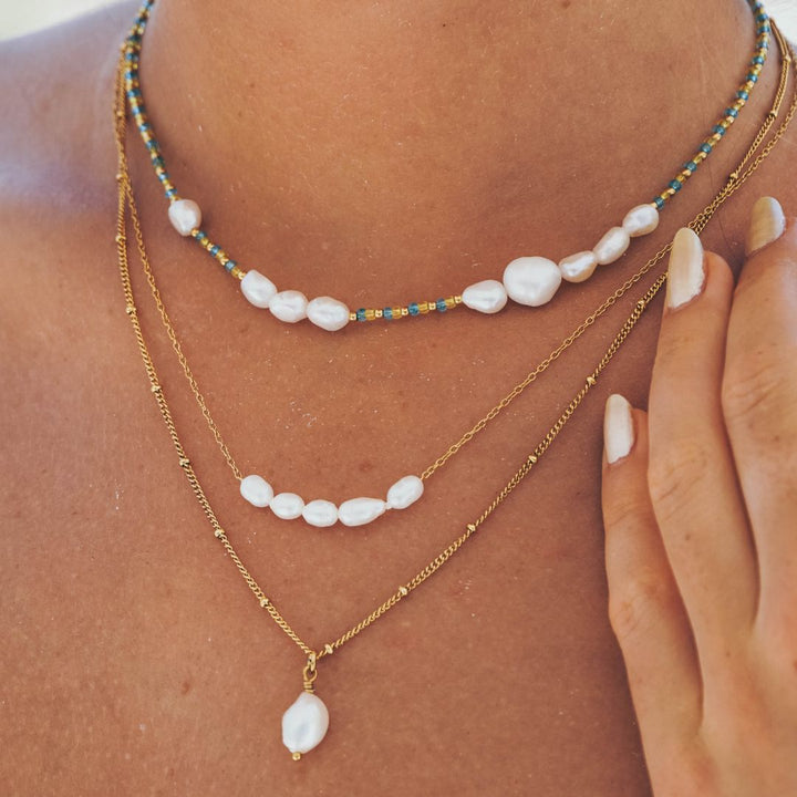 Kora | Dainty Freshwater Pearl Necklace