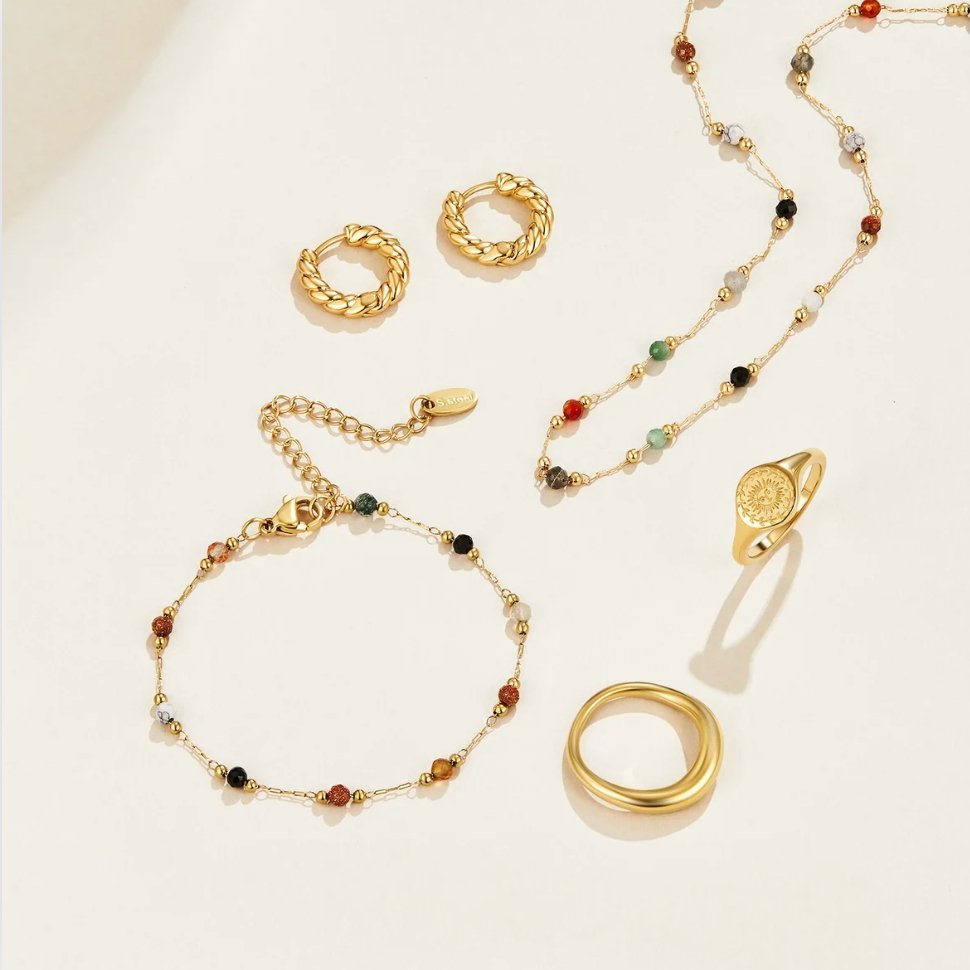 Aubree | Luly Stone Necklace