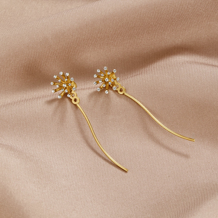 Elodie | Wish Dandelion 18K Gold Earrings