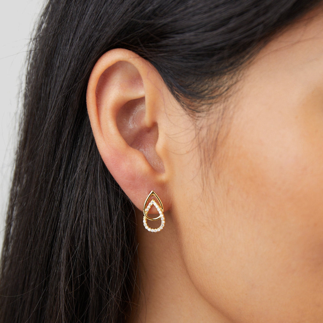 Laila | Lin Teardrop Link Earrings