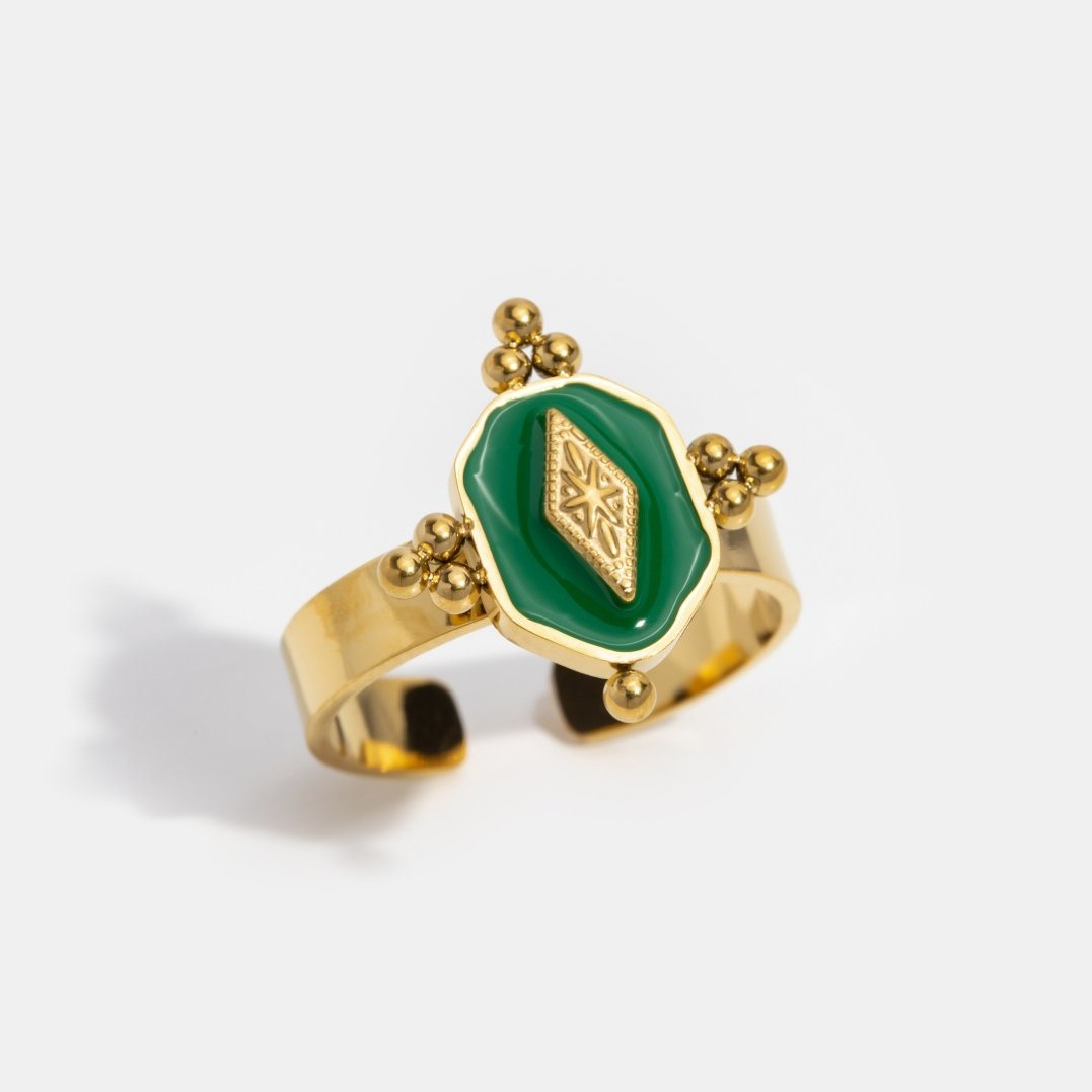 Marina | Geometric Vintage Ring