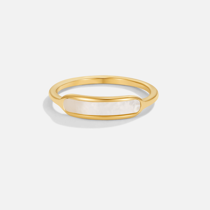 Maya | Pearl White Ring
