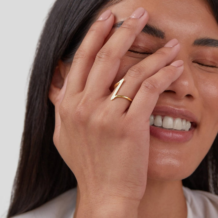 Mila | Twisted Gold Ring