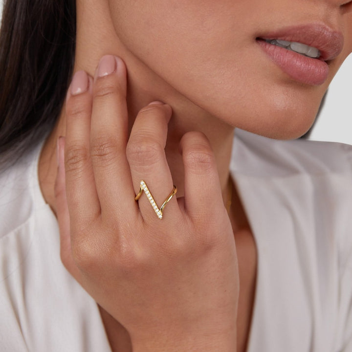 Mila | Twisted Gold Ring