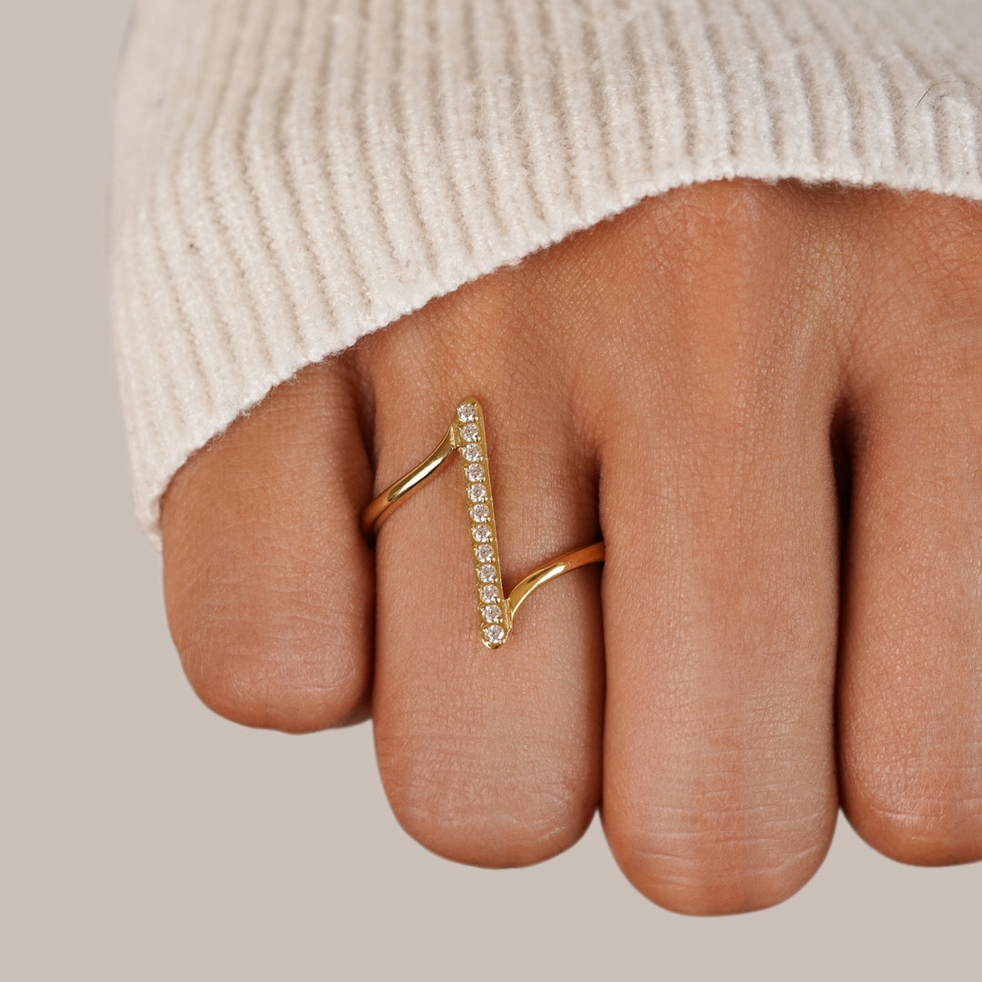 Mila | Twisted Gold Ring