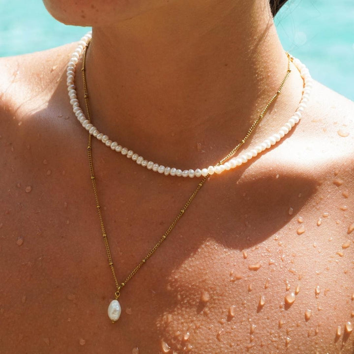 Izabella |  Mini Freshwater Pearl Choker