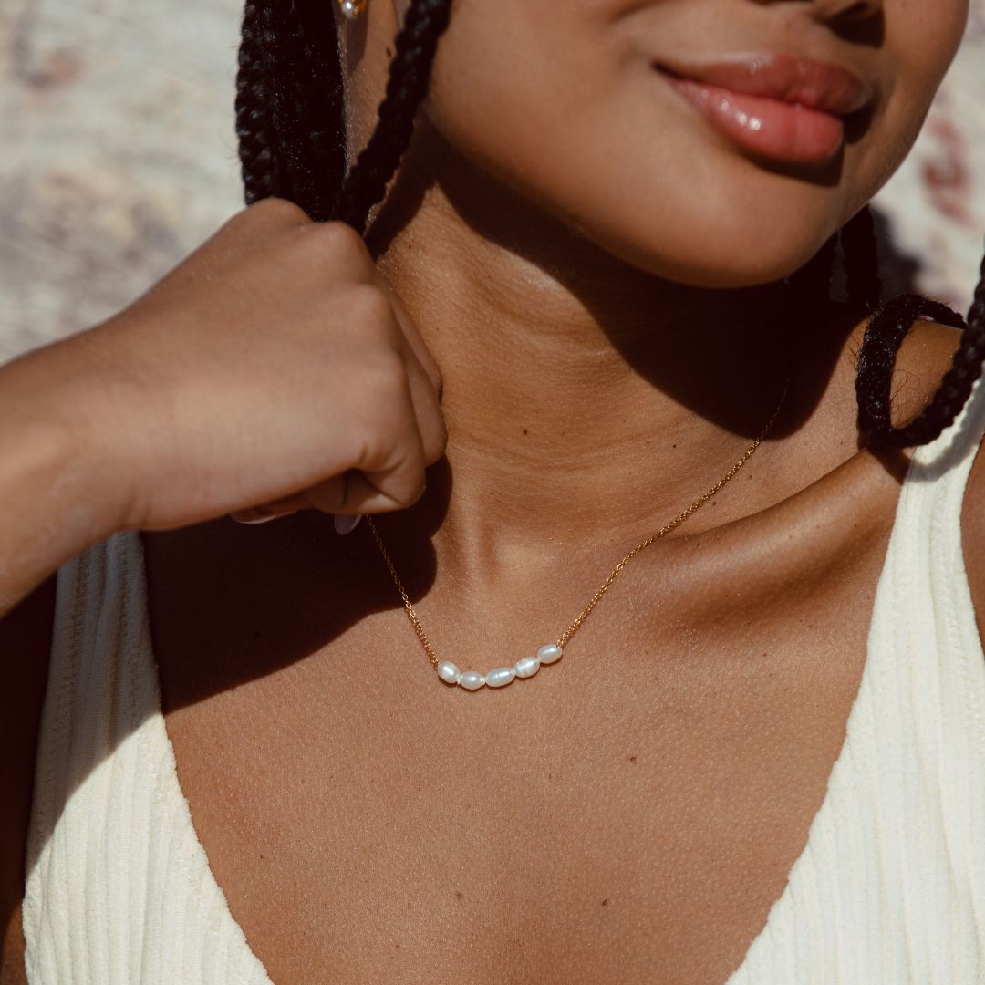 Kora | Dainty Freshwater Pearl Necklace