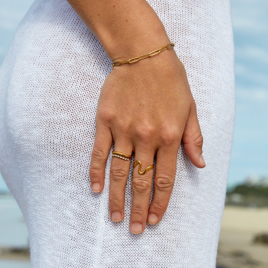 Mackenzie | Clip Gold Bracelet