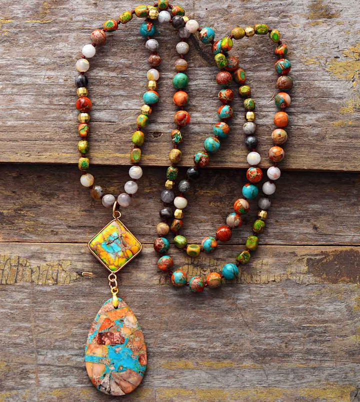 Fiona | Intense Jasper Spiritual Necklace