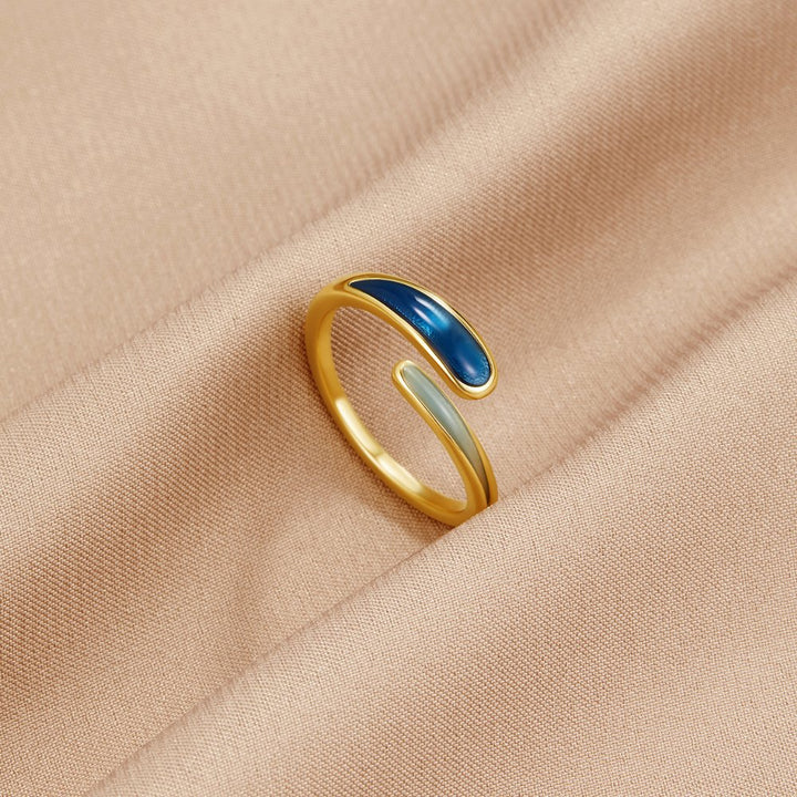 Aurelia | Safira Blue Wrap Ring