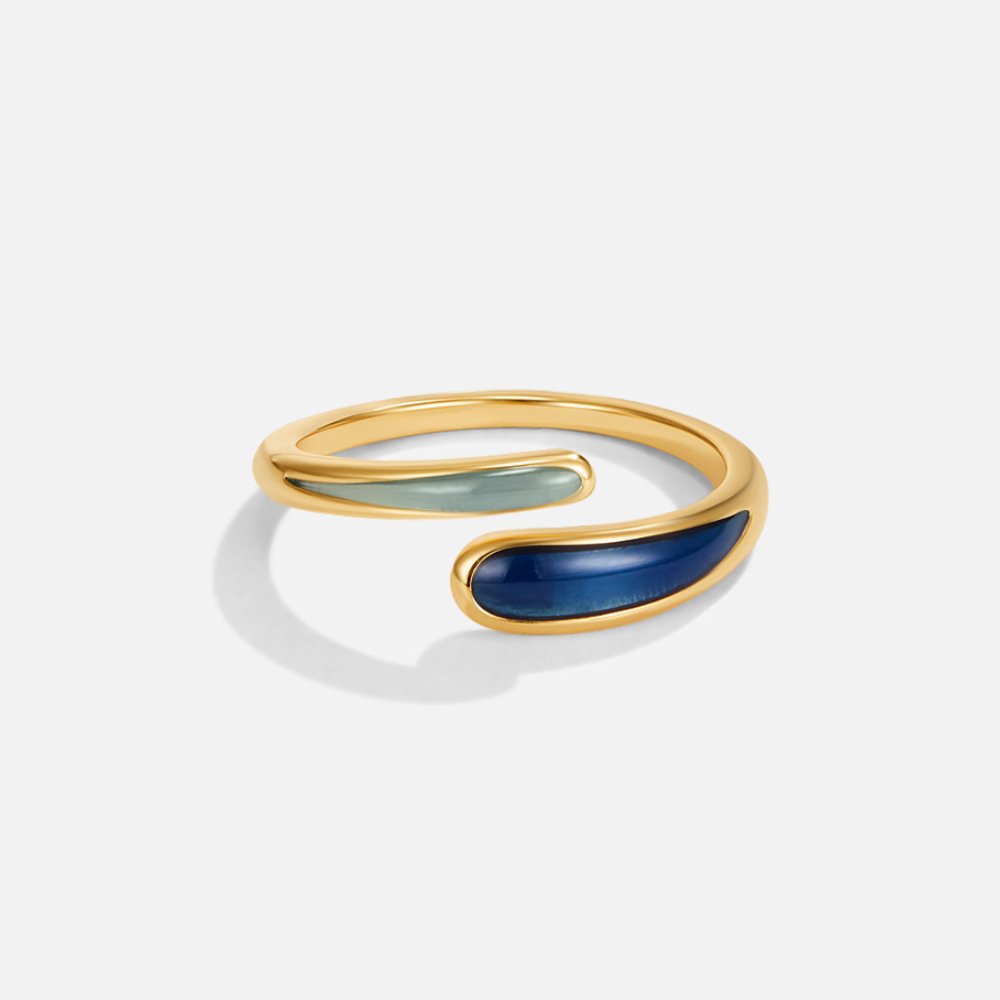 Aurelia | Safira Blue Wrap Ring