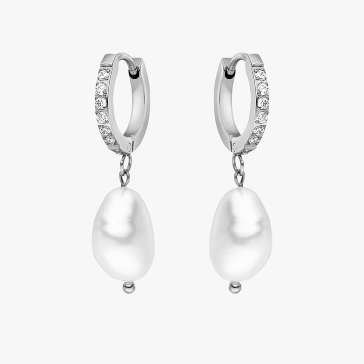 Virginia | Freshwater Pearl Hoop Earrings