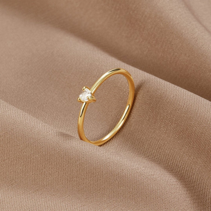 Samara | Love - Crystal Heart Ring