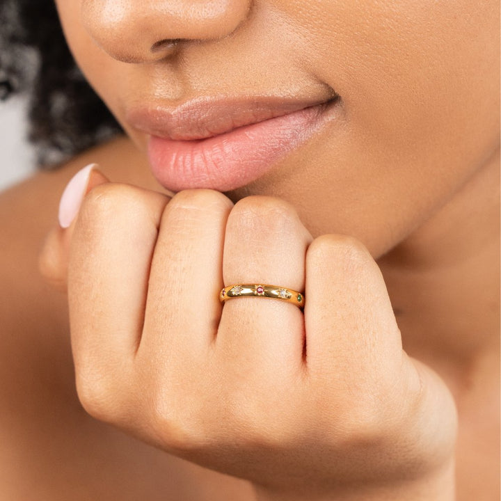Tali | Rainbow Crystal Ring