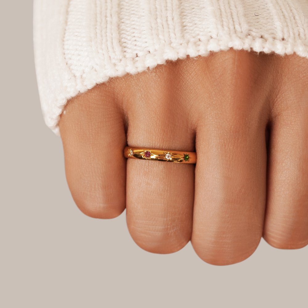 Tali | Rainbow Crystal Ring