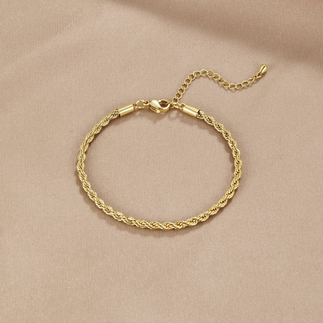 Blake | Twisted Chic Gold Bracelet