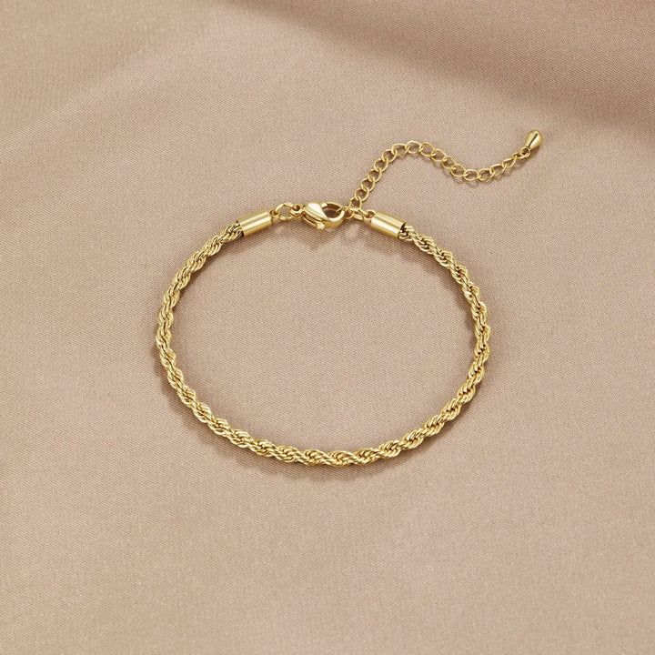 Blake | Twisted Chic Gold Bracelet