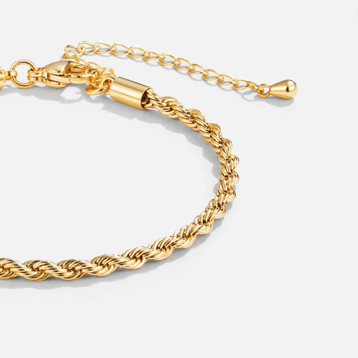 Blake | Twisted Chic Gold Bracelet
