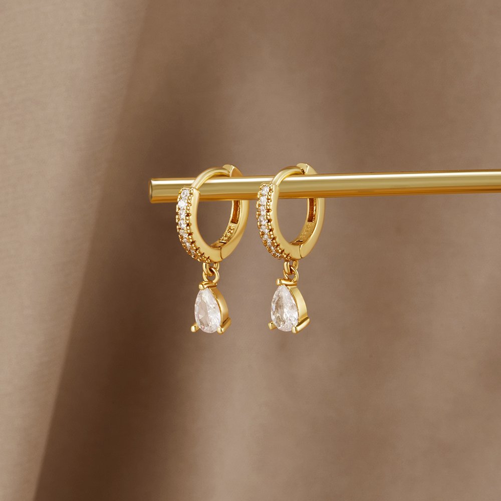 Dream | Premium Crystal Gold Earrings